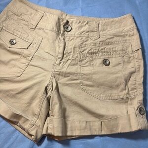 DKNY Women's Beige Cargo Shorts